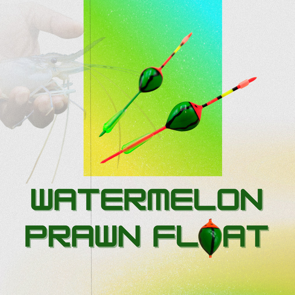 ZENITH WATERMELON PRAWN FISHING FLOAT FISHING Pond FLOAT FISHING Pole