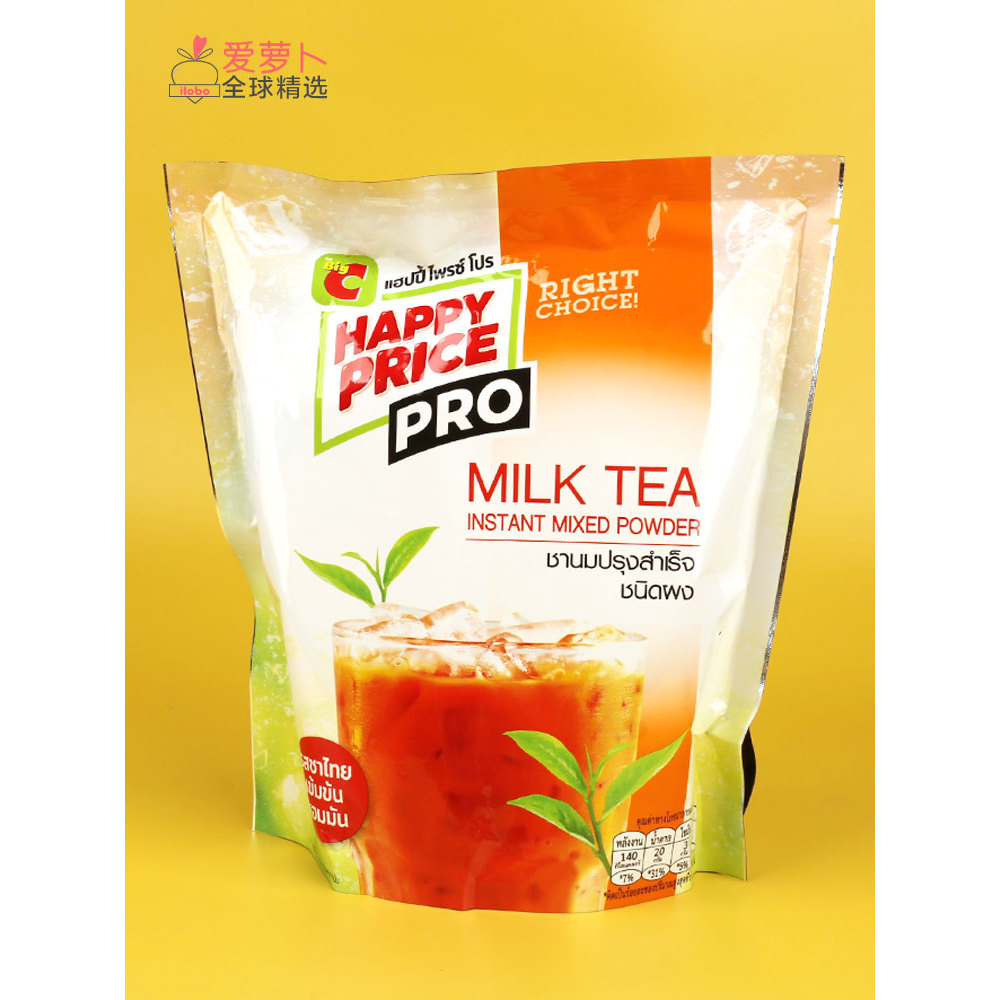 Thailand BIG C HAPPY PRICE ผงชานมไทยผสม เครื่องดื่มสําเร็จรูป 33g * 13 ถุง