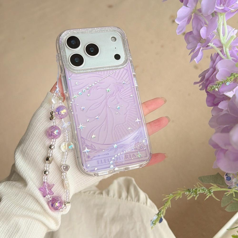 ปลอกปกแข็งเข้ากันได้กับ iPhone 13 14 14Pro 14ProMax 15 15Pro 15ProMax 16 16Pro 16ProMax 17Pro 17ProMax เคสลายน้ําตา