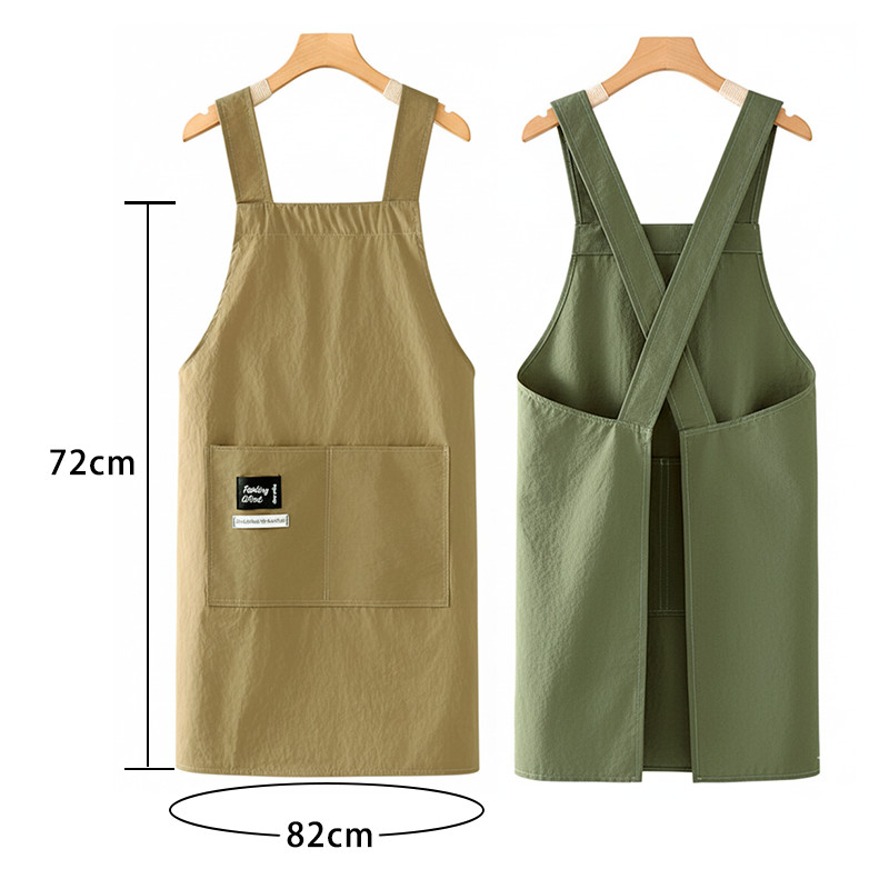 ผ้ากันเปื้อน ผ้ากันเปื้อนแขนกุด ผ้ากันเปื้อนแบบมีเอี๊ยม ผ้ากันน้ำและกันน้ำมัน เหมาะสำหรับน้ำหนัก 40-80 กก. ใช้ในครัว ใช้ในที่ทำงาน ลด 60%