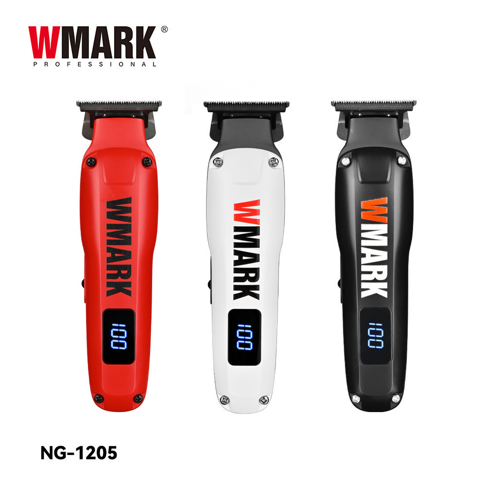 WMARK NG-1205 กรรไกรแกะสลัก, ปัตตาเลี่ยนไฟฟ้า, ปัตตาเลี่ยนผมขายดี, ปัตตาเลี่ยนผมแบบชาร์จไฟได้, เครื่