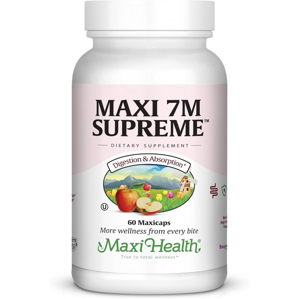 Maxi-Health 7M Supreme High Potency สูตรโปรไบโอติก Acidophilus 60 นับ