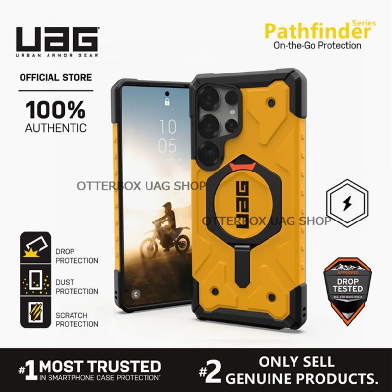 เหมาะสําหรับ Samsung Galaxy S25 Ultra/s25+plus/s25/s24s23 Ultra/s24s23 Plus/s24s23 เคสโทรศัพท์มือถือแม่เหล็ก, UAG พร้อมวงเล็บวางป้องกันโปร่งใส Samsung ฝาครอบป้องกัน