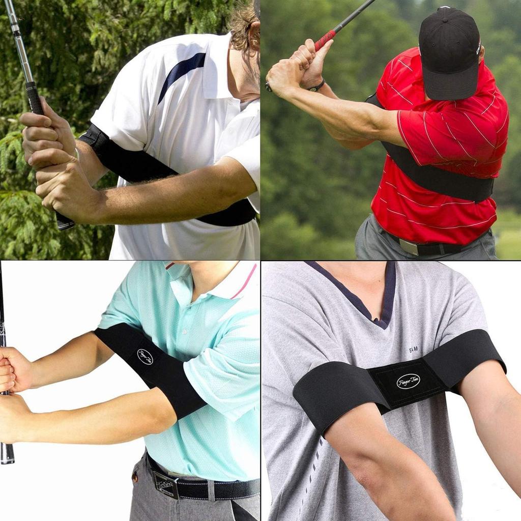 Golf Swing Trainer Strap Practice Tool Golf Swing Alignment Trainer สําหรับ Proper Alignment & Swing
