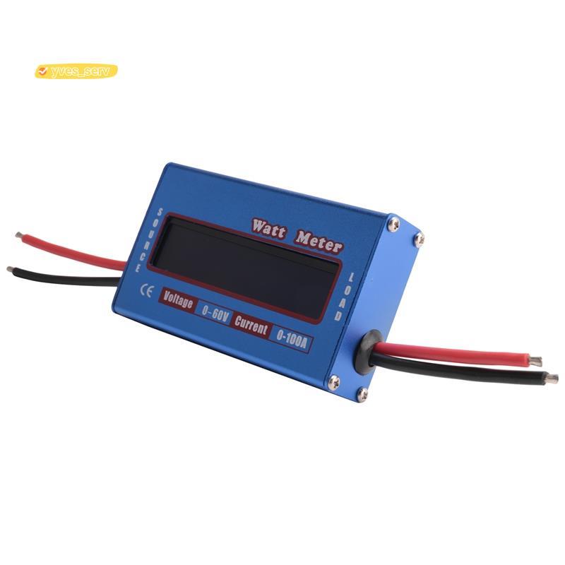 yves_serviceDigital Wattmeter Watt Meter Power Meter DC 60V 100A Balance Voltage Battery Checker