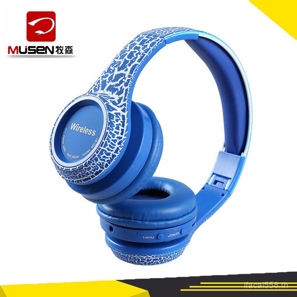 Musen MS-992A Crack ชุดหูฟังชุดหูฟังบลูทูธกีฬา 5.0 การ์ดไร้สายคอมพิวเตอร์สเตอริโอทวิภาคี