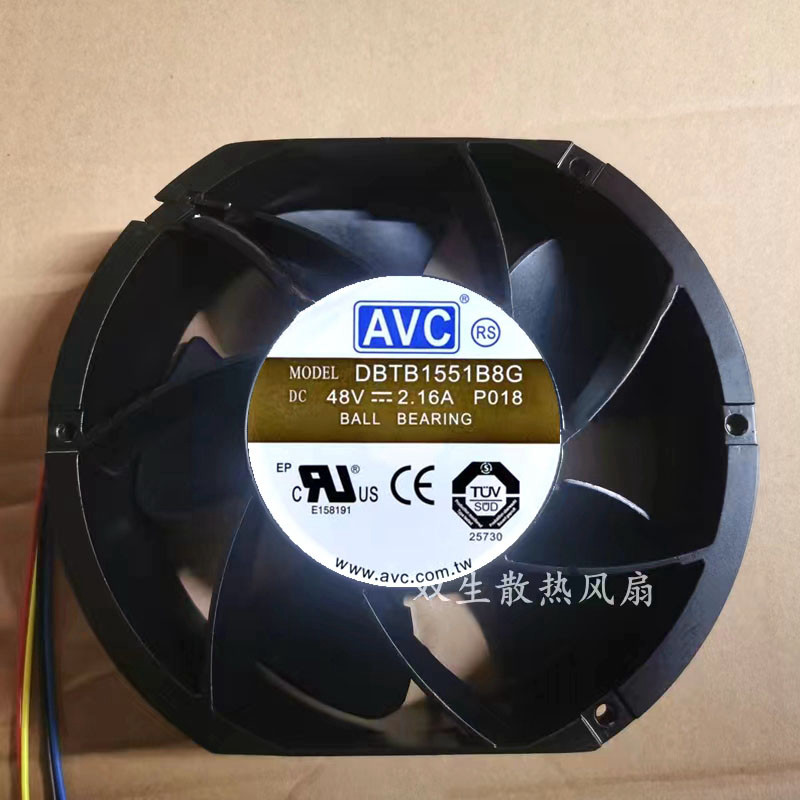 พัดลม AVC DBTD/DATC/DATA1551B8U/B8S/B8F/B8M/B8L 48V 17251 ของแท้