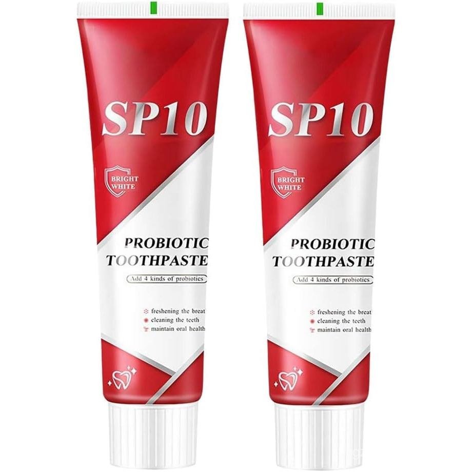 Generic SP10 Probiotic Toothpaste, Whitening, Unflavored Paste, Oral Health Protection, Daily Teeth 