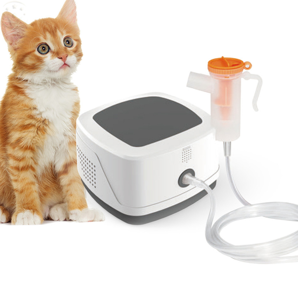 จัดส่งในพื้นที่+COD ชื่อผลิตภัณฑ์:CONTEC NE-J01VET Veterinary Mesh Nebulizer เครื่องพ่นยาคอมเพรสเซอร์สําหรับสัตว์ – เครื่องพ่นยาพกพาสําหรับสัตว์เลี้ยง
