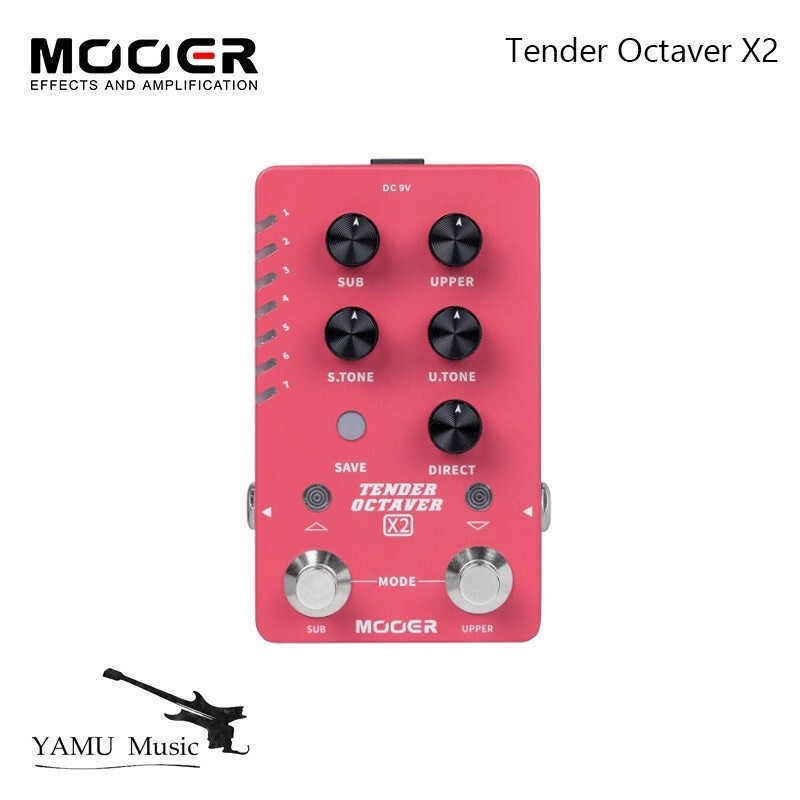 Mooer Tender Octaver X2 Dual Channel Octave Guitar Effects Pedal