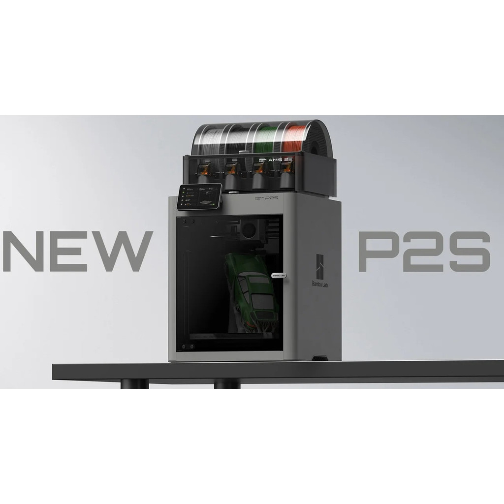 ใหม่ ! Bambulab P2S เครื่องพิมพ์3มิติ  พิมพ์เนียน พร้อม AMS 2 Pro หลายสีในเครื่องเดียว