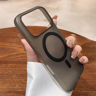 Hard Matte Magnetic Clear เคส for IPhone 17 Pro Max Air 11 14 13 15 16 12 17promax 15promax 16promax เคสโทรศัพท์มือถือ