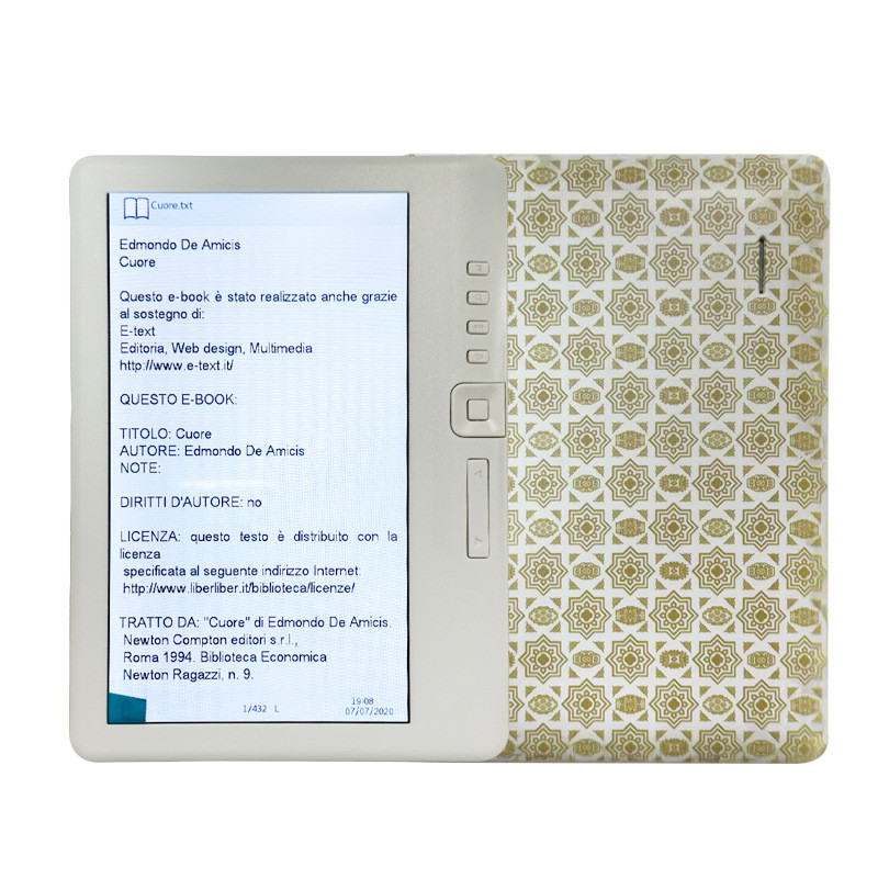 สีขาว 23 ซม.หน้าจอสี E-Book reader Ebook reader Ebook reader การเรียนรู้ของขวัญภาพวาด