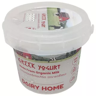 แดรี่โฮมกรีกโยเกิร์ต 140กรัม Dairy Home Greek Yogurt 140g. [หมายเลขบาร์โค้ด 8858709100246 ]
