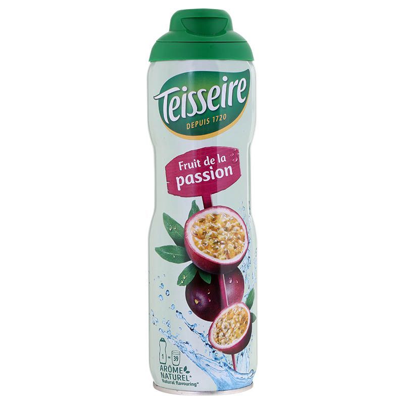 เตสแซร์น้ำหวานเข้มข้นกลิ่นแพตชั่นฟรุต 600มล. Teisseire Passion Fruit Syrup 600ml. [หมายเลขบาร์โค้ด 3092718637453]