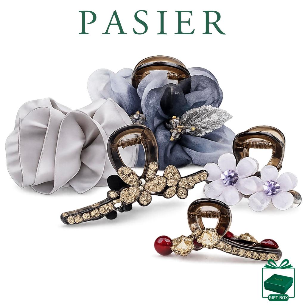PASIER กรกฎาคมแฟนๆของขวัญสุดพิเศษกิ๊บติดผมก้ามปูเกาหลีน่ารักหรูหราเครื่องประดับผมหลายดีไซน์