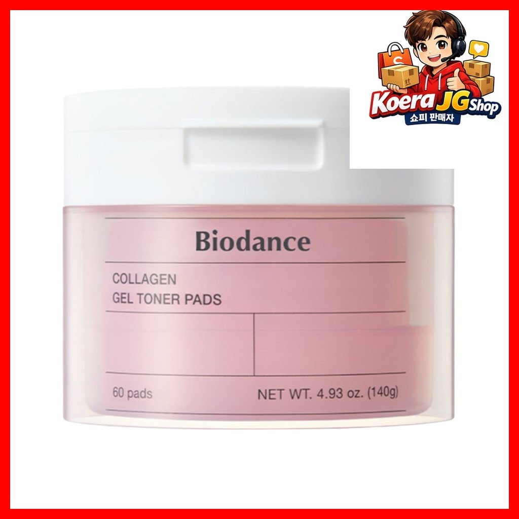 [biodance] Collagen Gel Toner Pads, 140g, 60 แผ่น / Collagen Pads / สูตรรีไวทัลไลซิ่ง / ของแท้ 100% 