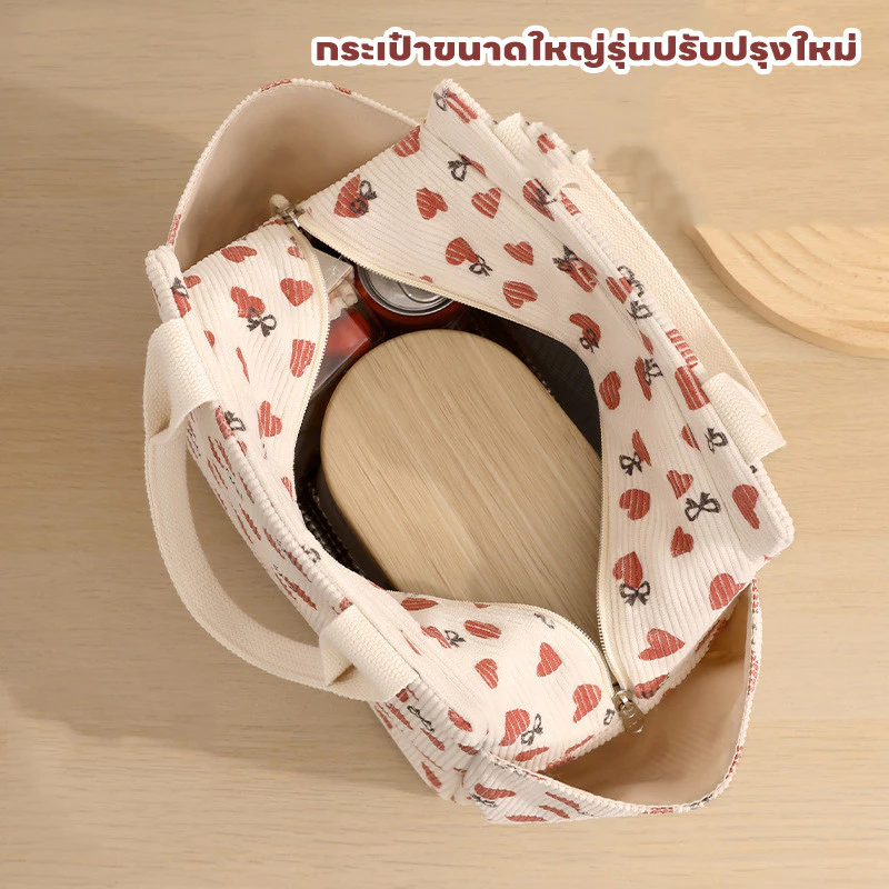กระเป๋าเก็บอุณหภูมิ ซับในฟอยล์อลูมิเนียม สำหรับใส่อาหาร thumbnail 8