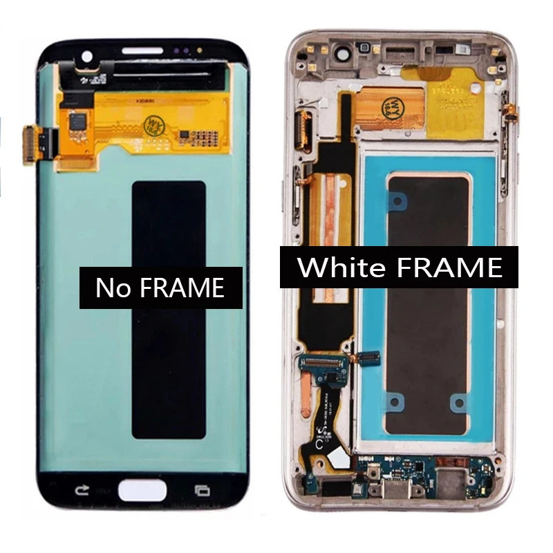 สําหรับ Samsung S7 edge G935 G935F G935A G935FD คุณภาพ OEM พร้อมกรอบไม่มี Dead Pixel Digitizer สําหร