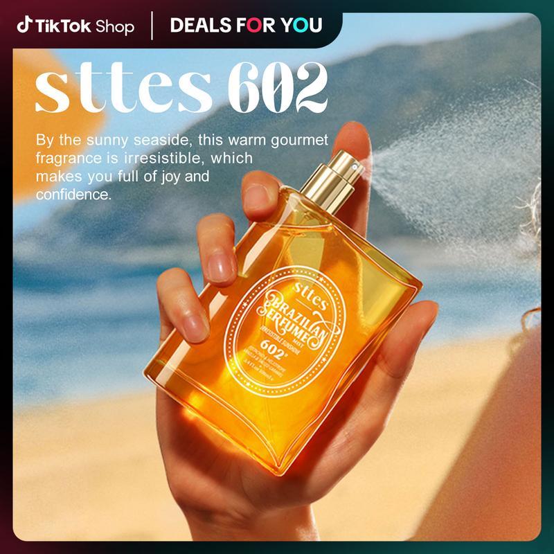 Sttes brazilian Perfume 602#(Irresistible Sunshine) - Eau De Perfume 100ml (3.4fl Oz) Vanilla Gourme