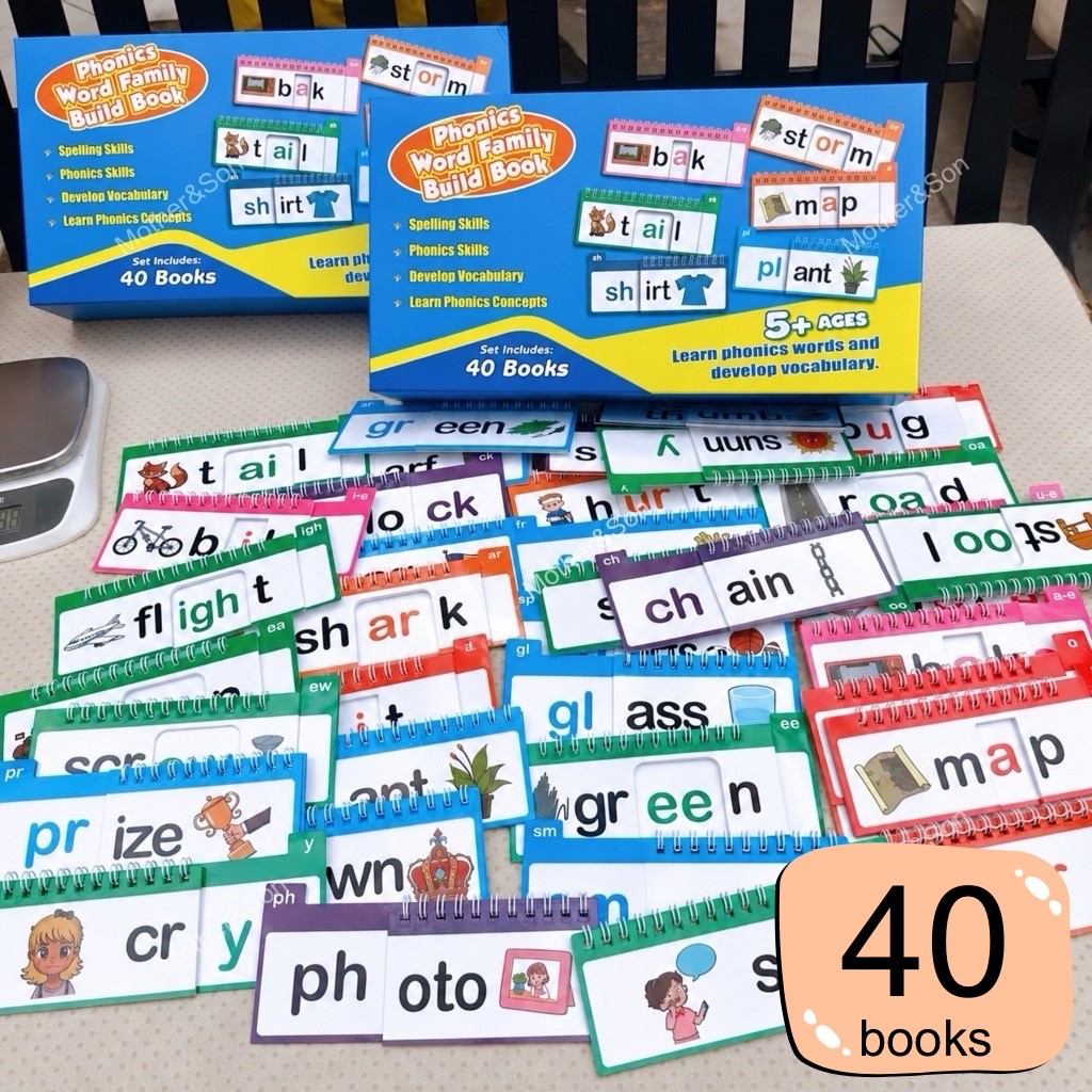 MooShi -ชุดฝึกหัดอ่าน Letter Sounds Flash Cards