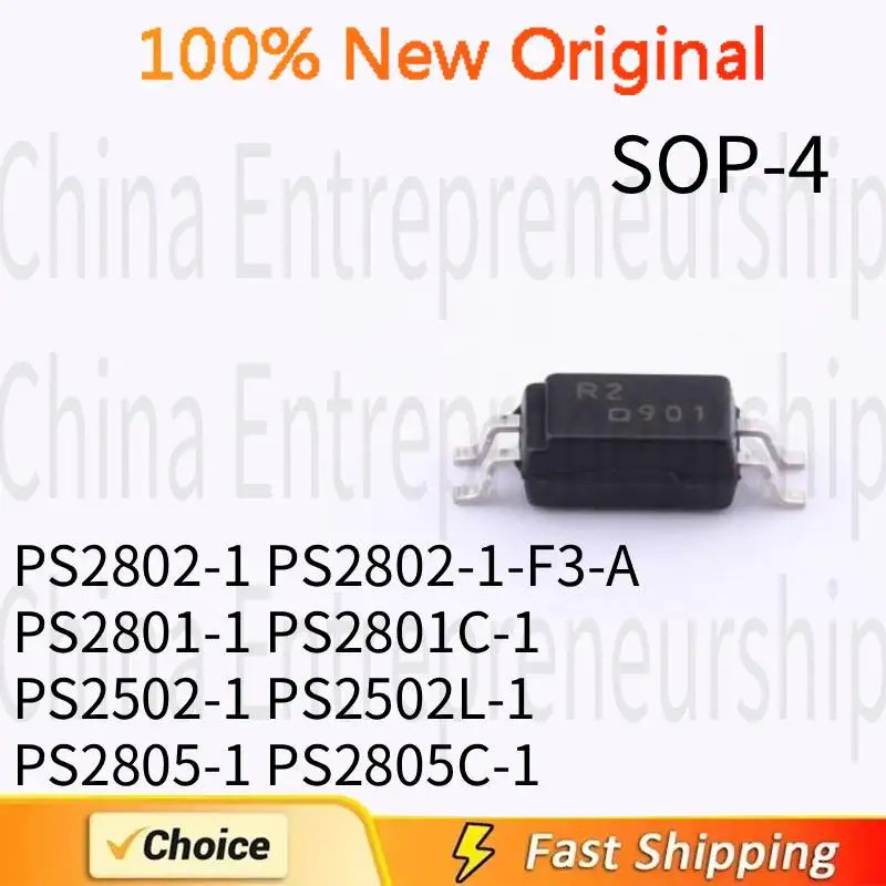 5PCS PS2802-1 PS2802-1-F3-A PS2801-1 PS2801C-1 PS2502-1 PS2502L-1 PS2805-1 PS2805C-1 SOP-4 ชิปic ขาย