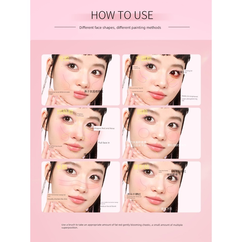 bwb blush canmake blush oh my MENOW Eyeshadow Delicate Natural Contouring Monochrome Blush