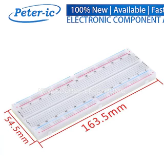 (1 ชิ้น) 830 หลุม Solderless Breadboard MB-102 Mini Breadboard 400 หลุม Test พัฒนา DIY