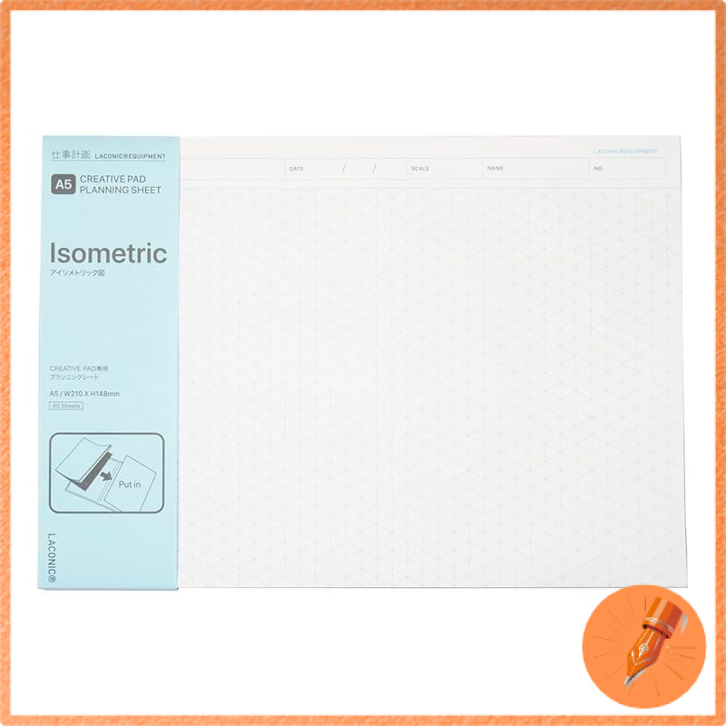 Laconic A5 Storyboard Memo Pad LEQ11-C