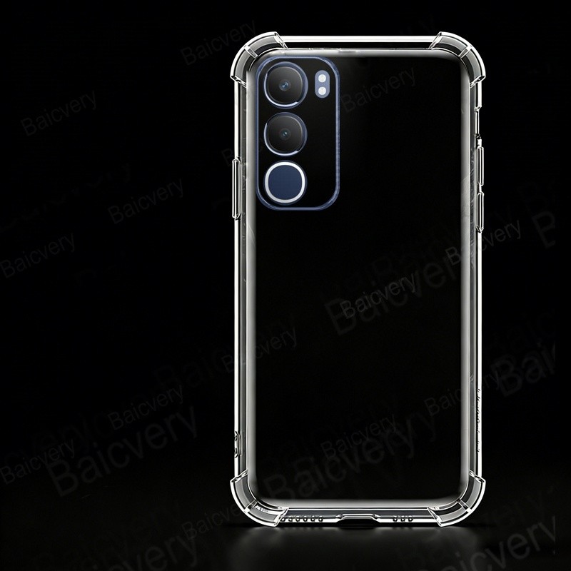 Shock Proof Soft TPU สําหรับ VIVO Y19S 4G VIVO Y29 5G Y19S Pro ฝาครอบโปร่งใสสําหรับ VIVO Y31 5G Y21D