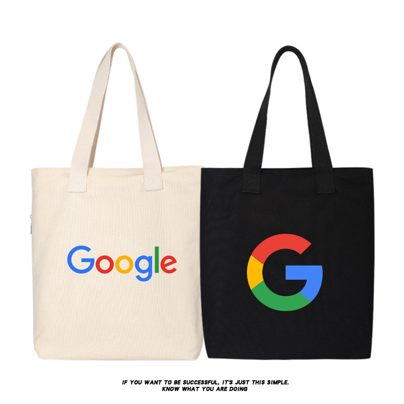 Xiuluo Google สินค้า Rucksack geek geek โปรแกรมเมอร์วิศวกร Tote Bag กระเป๋าช้อปปิ้ง