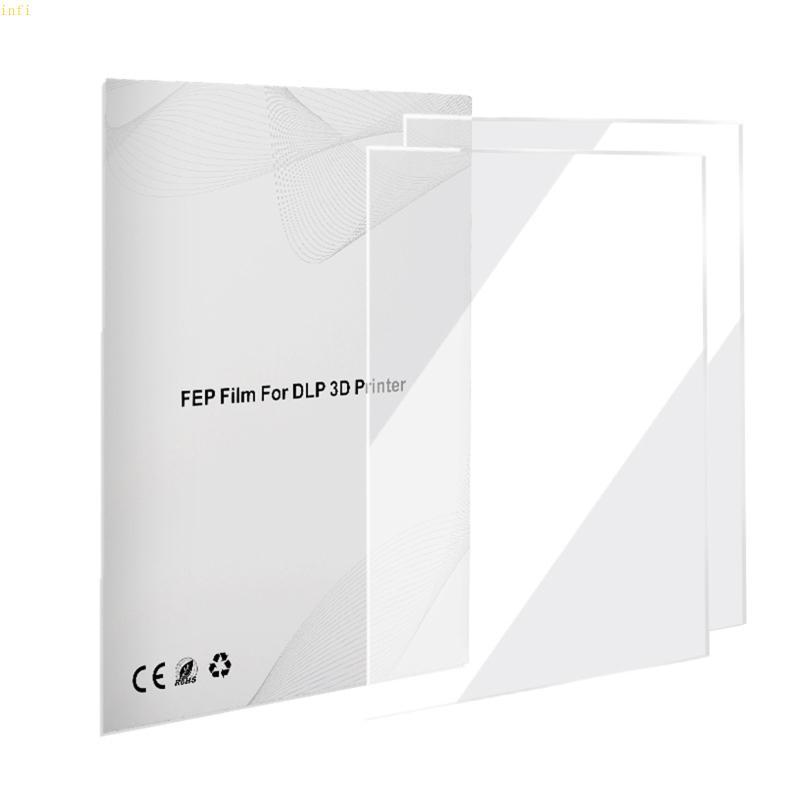 Infi 2 Pack FEP Release Film 200 x 280 มม.SLA LCD FEP ฟิล์มแผ่นสําหรับเรซิ่น 3D เครื่องพิมพ์