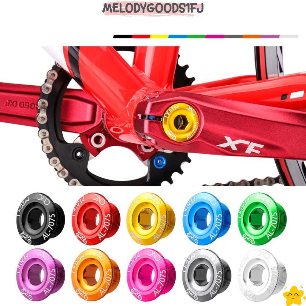 MELODYGOODS1FJ Chainwheel Cranks สกรู,อลูมิเนียม M15 จักรยาน Crankset Crank Cover, Hollow แบบบูรณาการทนทานชิ้นส่วนจักรยาน Hollowtech Bolt