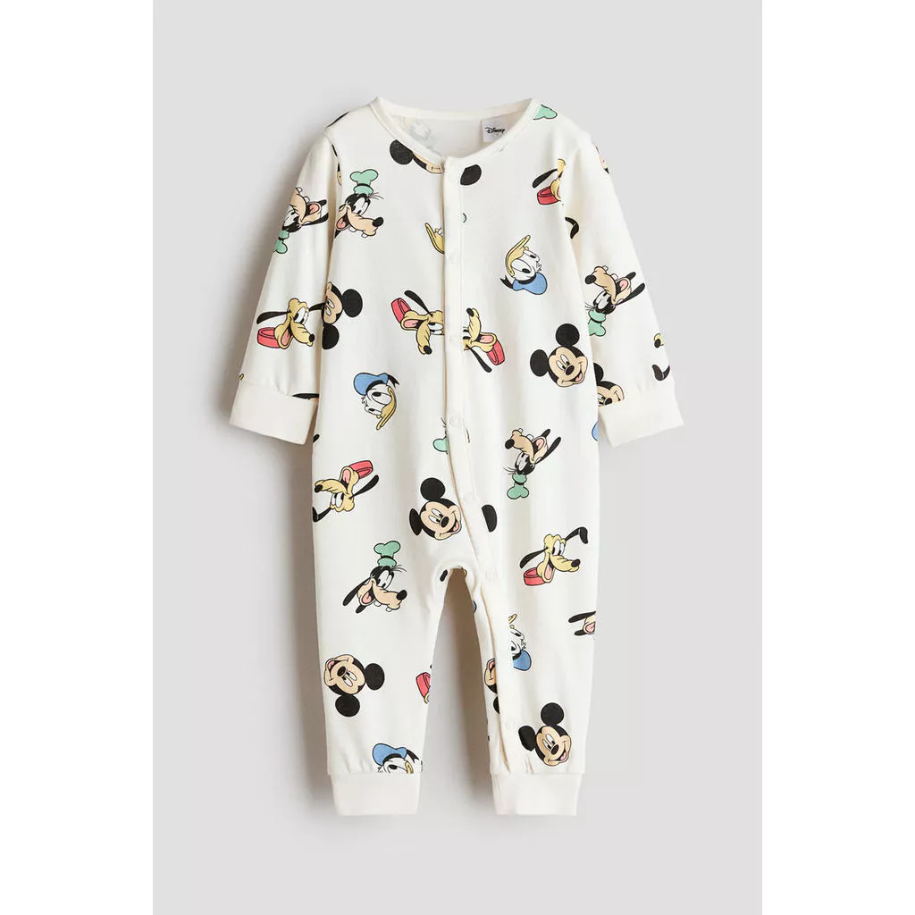 H&M(เอชแอนด์เอ็ม) ชุดนอนผ้าฝ้ายพิมพ์ลาย เด็กทารก 1346274_1