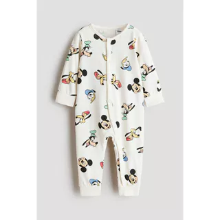 H&M(เอชแอนด์เอ็ม) ชุดนอนผ้าฝ้ายพิมพ์ลาย เด็กทารก 1346274_1