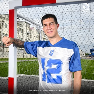 BGPU NFL Shirt 2026/27 "GAME ON!" Collection (สีขาว-น้ำเงิน)