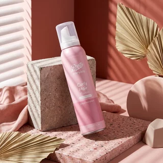 BOOTS STYLING บู๊ทส์ เคิร์ลลี่ แฮร์ มูส ไทม์ ทู ดีไฟน์ 200 ml