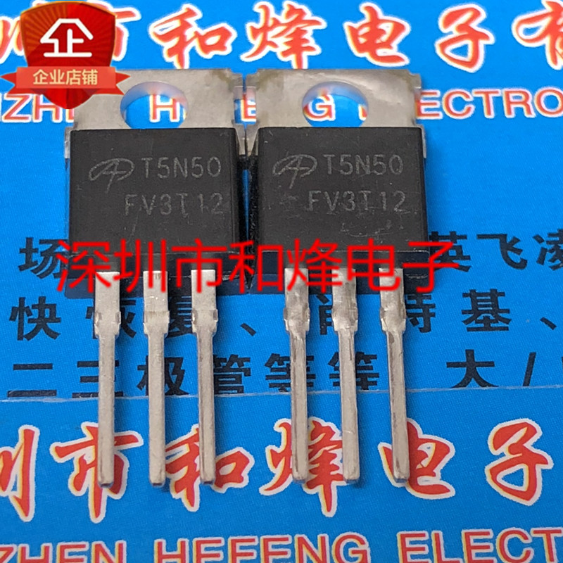 10 ชิ้น T5N50 AOT5N50 TO-220 500V 5A วิทยุไตรโอด