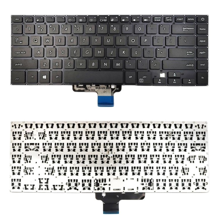 US รุ่นคีย์บอร์ดสําหรับ Asus VivoBook S15 S510 S510U S510UA S510UA-DS51 S510UA-DS71 S510UA-RB31 S510