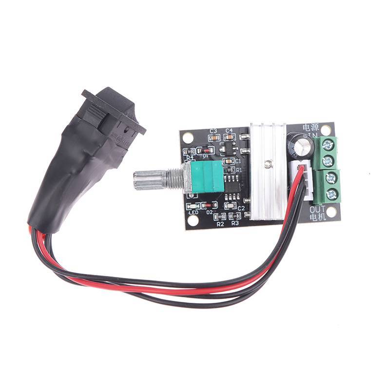 [Brightnessdin] DC 6V 12V 24V 3A PWM Motor Speed Controller ปรับความเร็วได้ DC Motor Driver Forward 