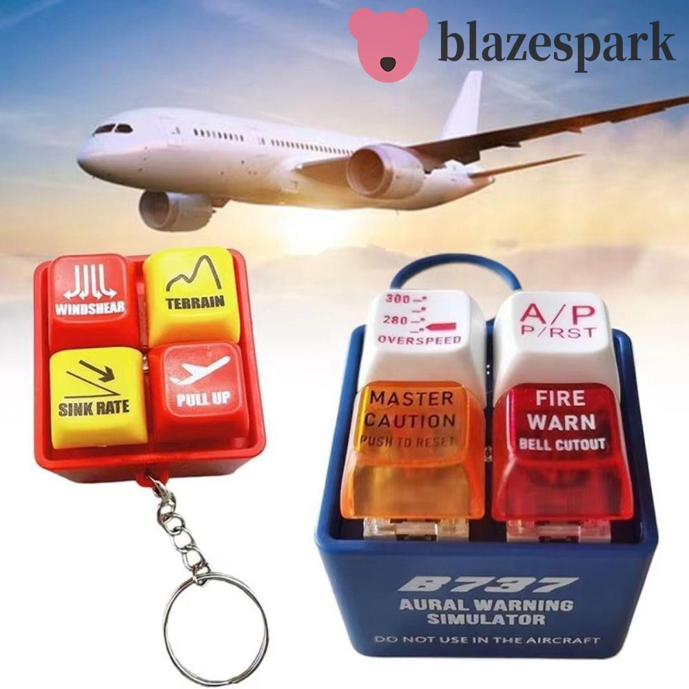 BLAZESPARK EGPWS จําลองคําเตือน, 737 Airbus จําลองนักบินพวงกุญแจ,คอลเลกชันเอฟเฟกต์เสียงจี้เส้นทางเครื่องบิน 737 เสียงเตือนของเล่นเด็ก