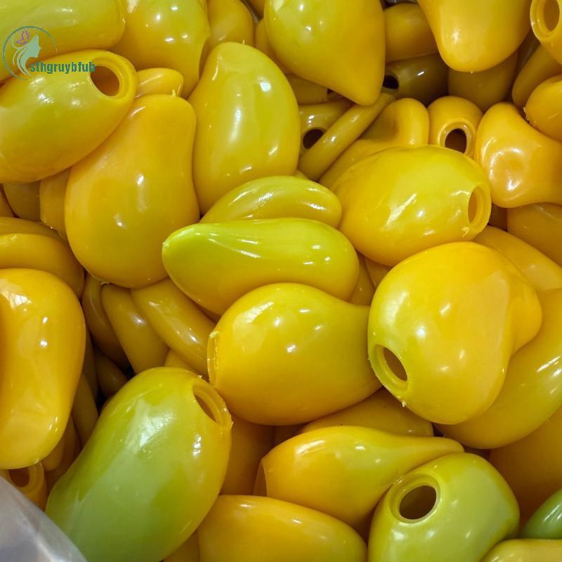 STHB Non Bounce ASMR Mango Peel ความเครียด Ball 1 ชิ้น Shapeable บีบเปลี่ยนสี Fidget ของเล่นสําหรับผู้ใหญ่ Travel ผ่อนคลาย TH