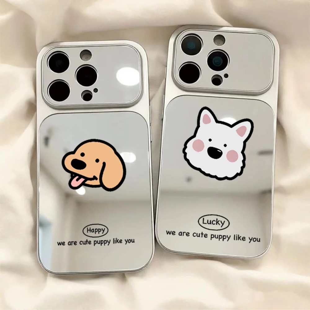 Make Up กระจกเคสโทรศัพท์สําหรับ Realme 5 5i 6i 8 9i 12 13 4 15 16 Pro Plus 14T 15T Hard ตลกสีดําสีขา