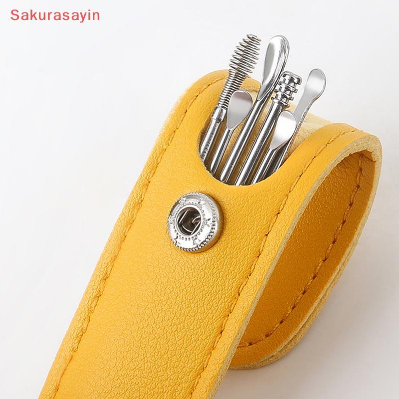 {Sakurasayin} Ear Cleaner Wax Piers Earpi Wax Remover Curette Ear Pi Cleaner Kit Spoon Care Ear Clea