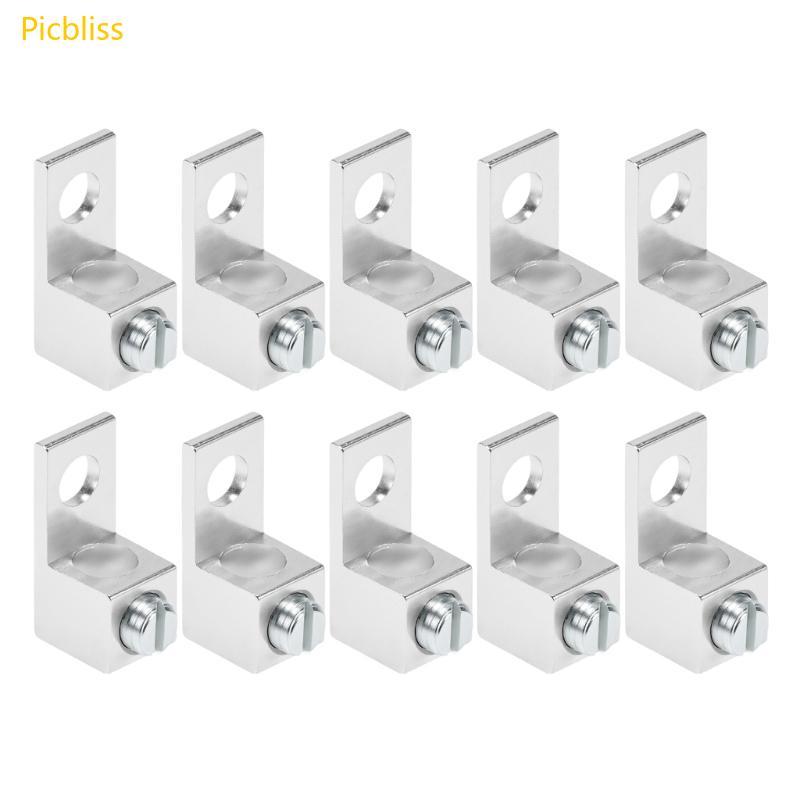 Picbliss เทอร์มินัลอลูมิเนียมบล็อกขั้วต่อไฟฟ้าการนําไฟฟ้าอลูมิเนียม Ground Lugs สําหรับอุปกรณ์ไฟฟ้า 
