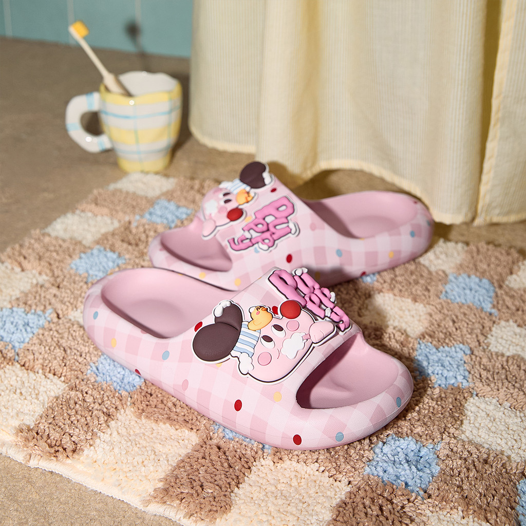 Gukoo/Nut Shell รองเท้าแตะหญิงฤดูร้อน Boom Puppy Series หนา Soled Shit-Stepping Sweet Beach รองเท้าแ
