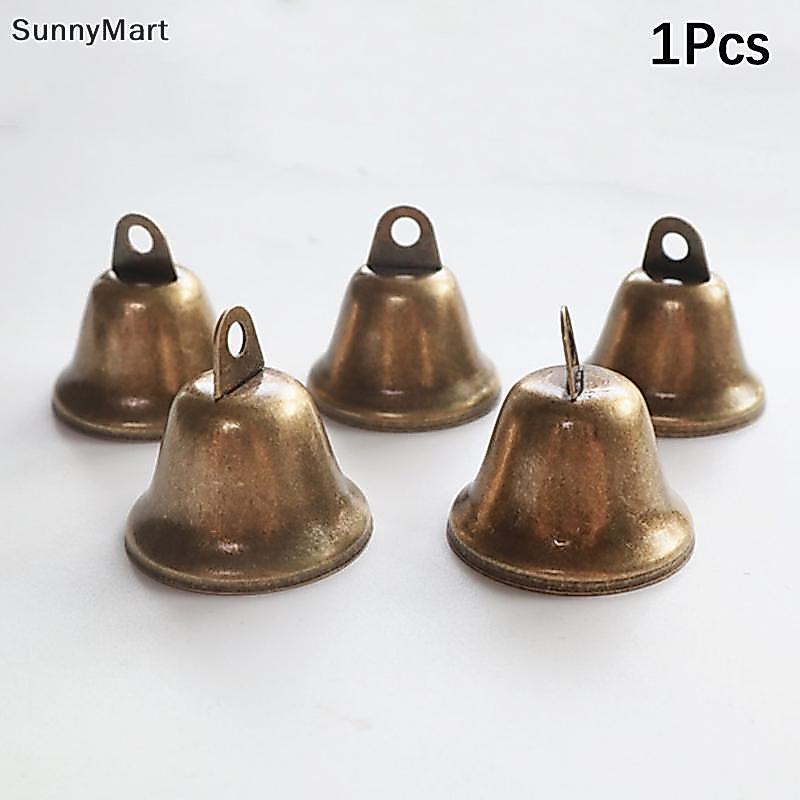 [SUN} กระดิ่งกริ๊งสีบรอนซ์วินเทจ 38 มม. กระดิ่งวัวและแกะ .ทําลมตีระฆังสําหรับงานเลี้ยงเทศกาล .จี้ประตูหน้าต่างและประตู ของตกแต่งบ้านวัด. กระดิ่งฮอร์นคริสต์มาส.