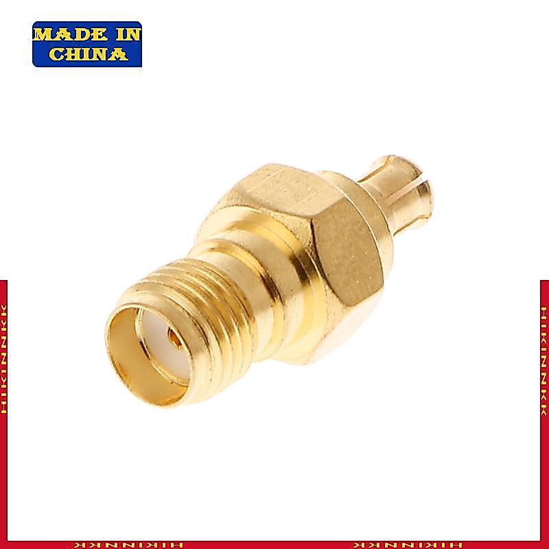 HIK SMA Female To MCX Male Plug Straight RF Coaxial Adapter Connector Converter