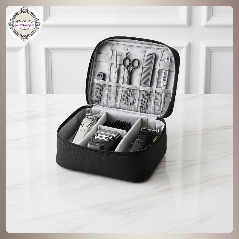 GG 1 ชิ้นตัดผมผม Clipper กระเป๋าเก็บ Largepartment Oxford ผ้าตัดผมเครื่องมือสําหรับตัด Travel ใช้ TH