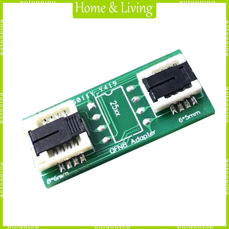 AOTOO Universal QFN8 WSON8 MLF8 MLP8 DFN8 ถึง DIP8 ซ็อกเก็ตอะแดปเตอร์สําหรับ 6x5 มม.8x6 มม.ชิปสะดวกช